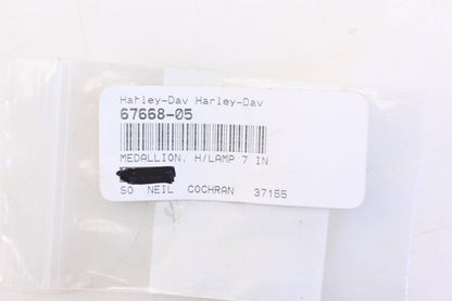 New OEM Harley Davidson 67668-05 Headlamp Emblem NOS
