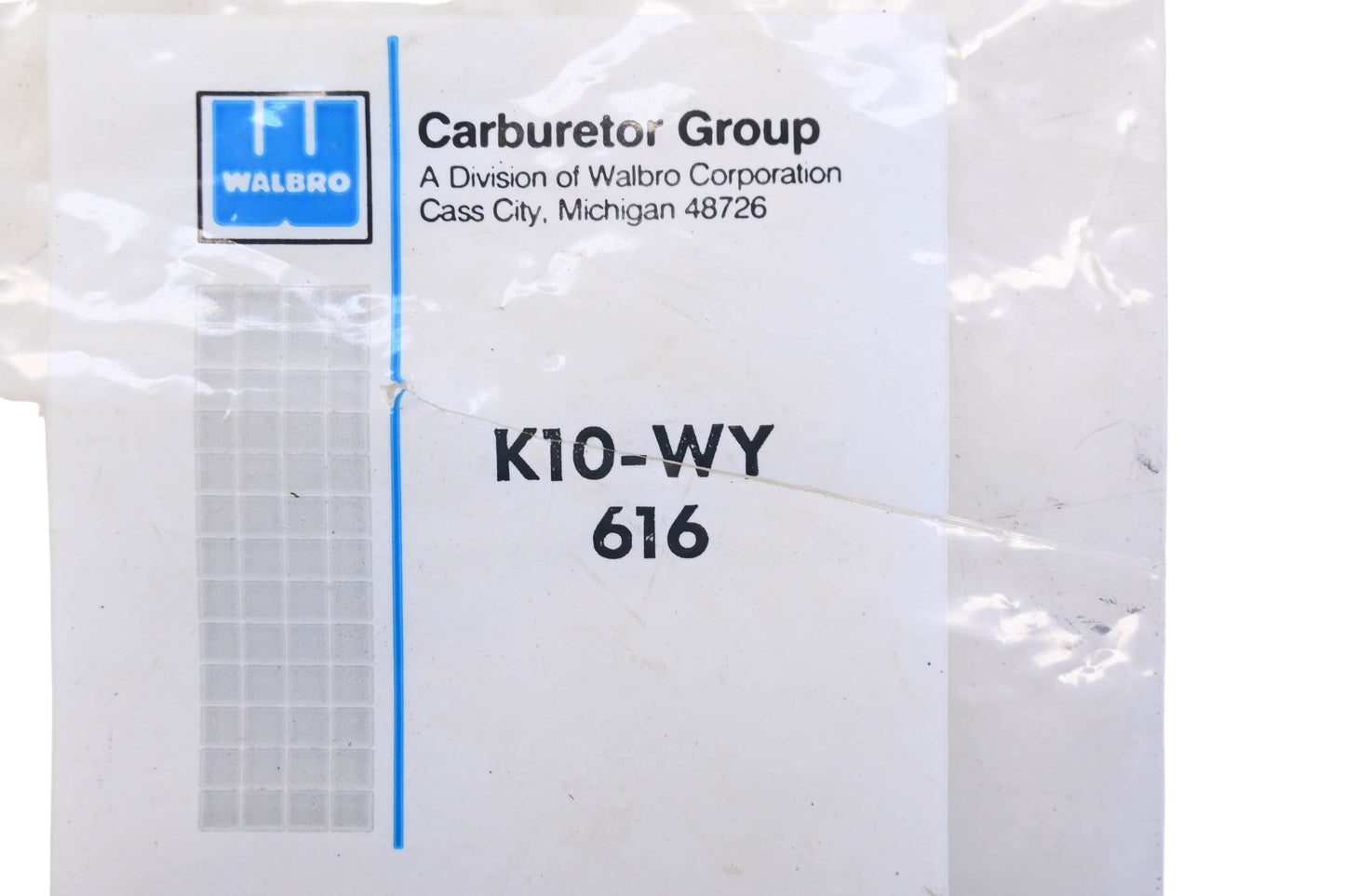 Walbro K10-WY Carburetor Kit NOS