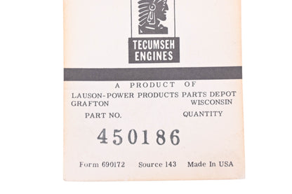 New OEM Tecumseh 450186 Air Cleaner Kit NOS