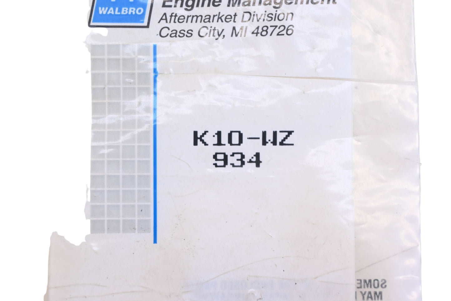 Walbro K10-WZ Carburetor Kit NOS