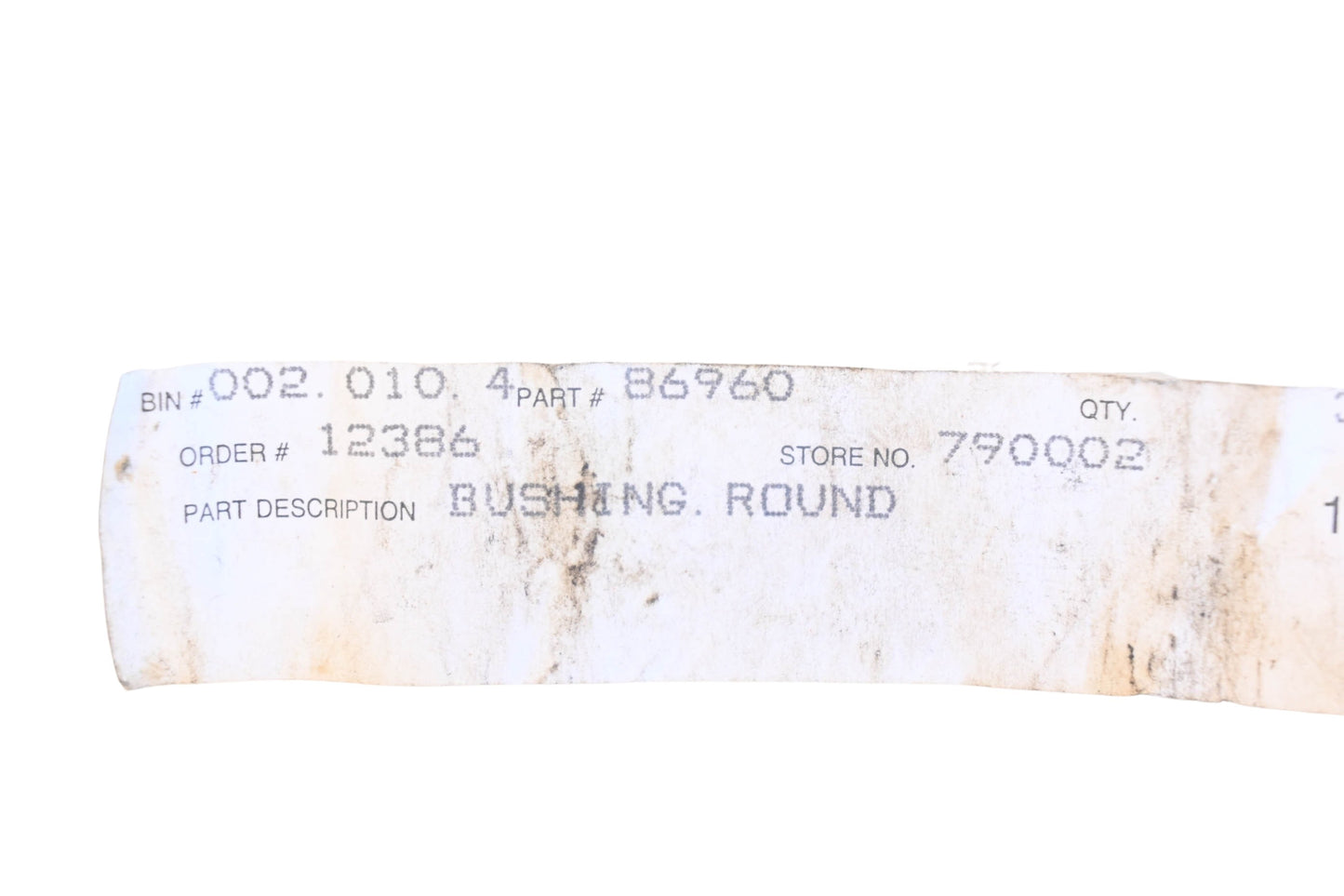New OEM Husqvarna 86960 Round Bushing NOS