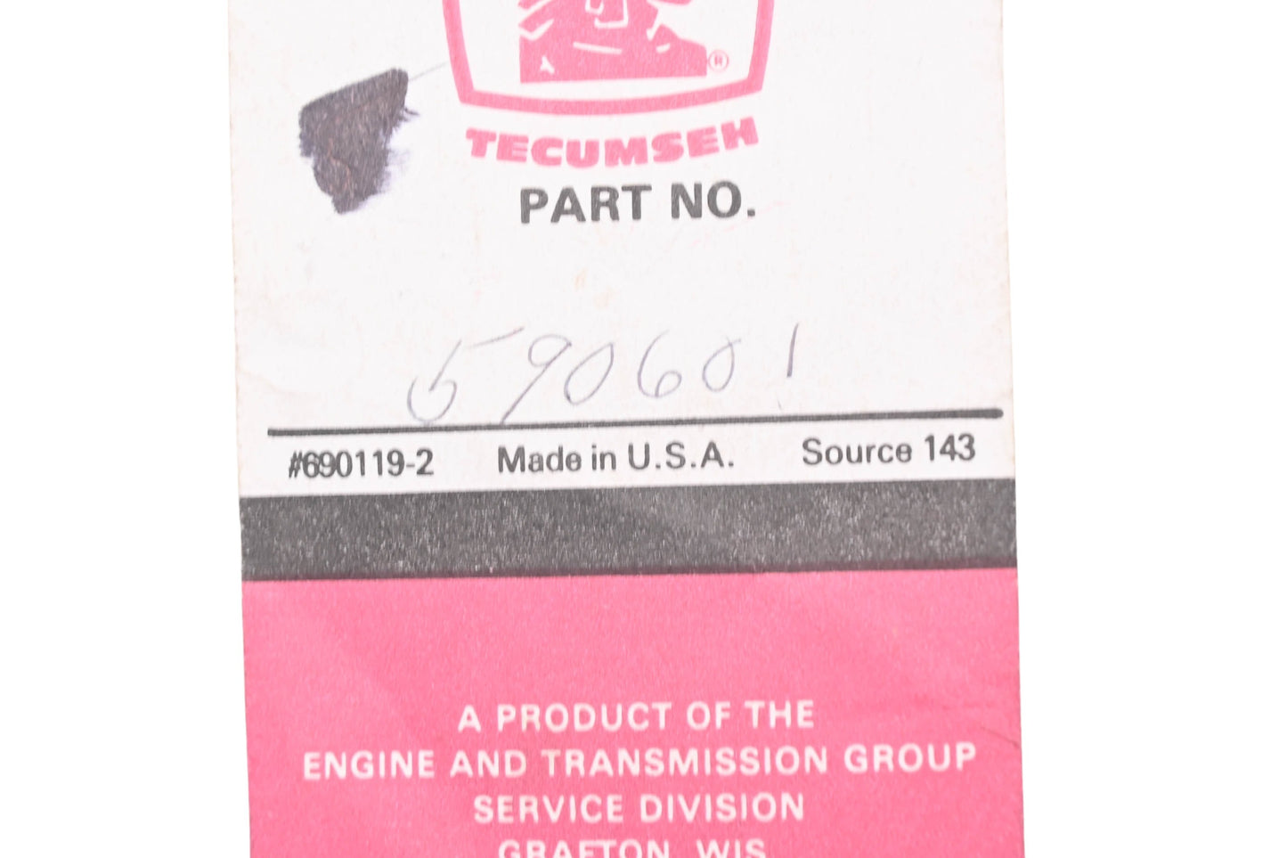 New OEM Tecumseh 590601 Washers Qty 4 NOS