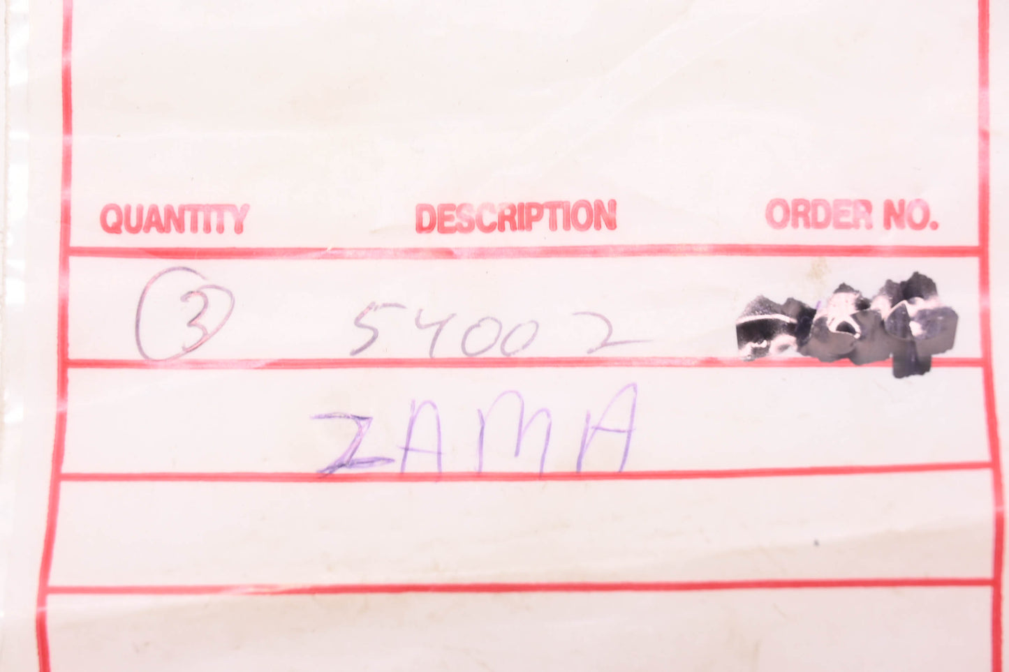 Zama 54002 Springs Qty 3 NOS