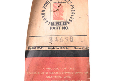 New OEM Tecumseh 34698 Gaskets Qty 2 NOS