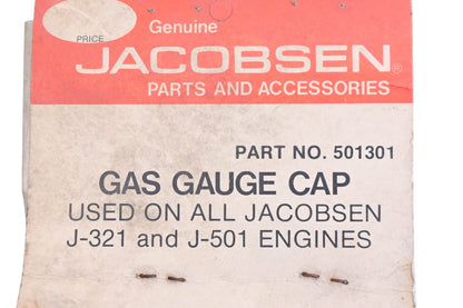 Jacobsen 501301 Gas Gauge Cap NOS