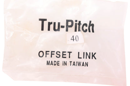 Tru-Pitch 40, 40-1R Offset Chain Links Qty 2 NOS