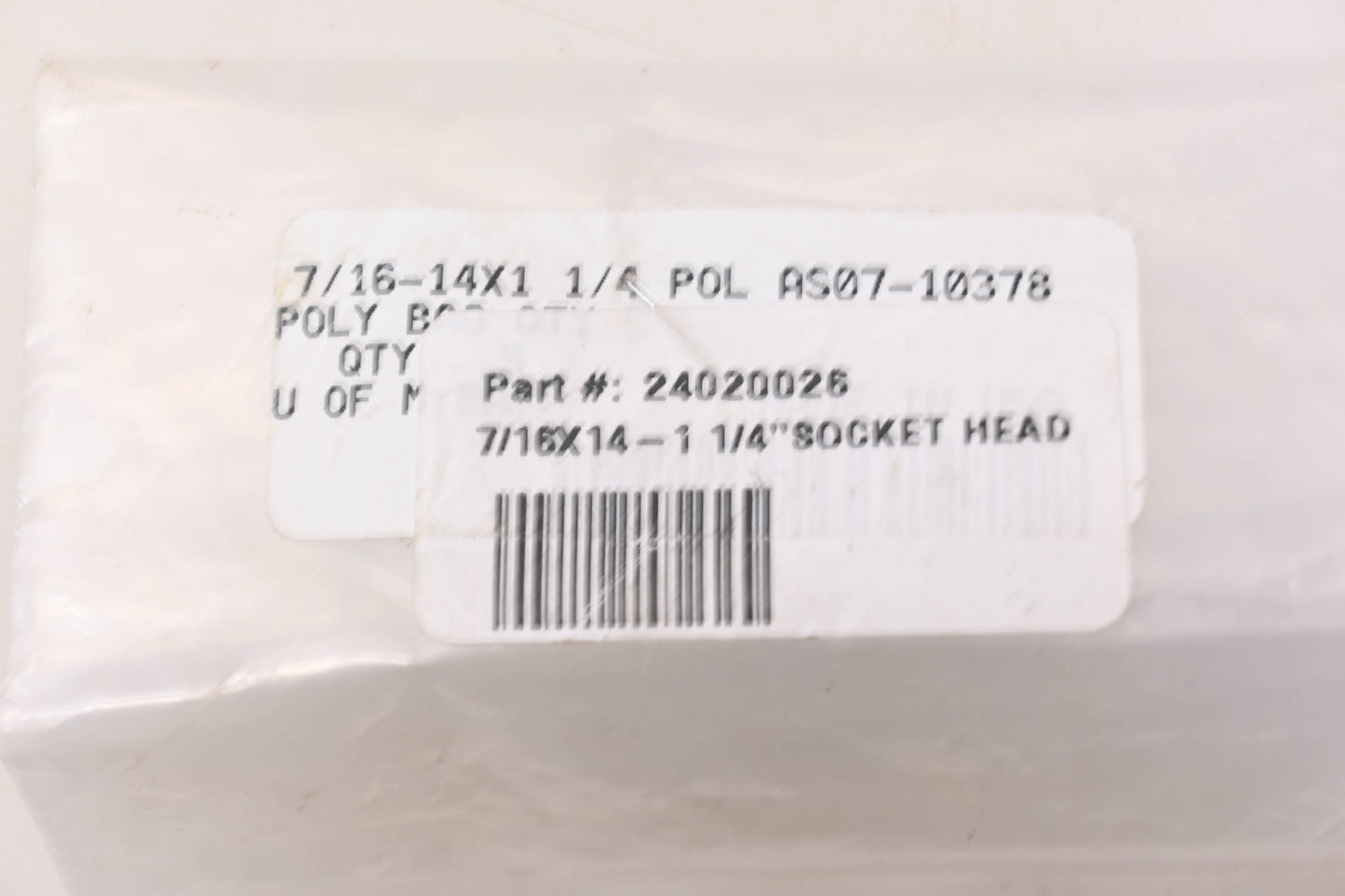 Gardner-Westcott 24020026, 10378 Socket Head Screws Qty 5 NOS