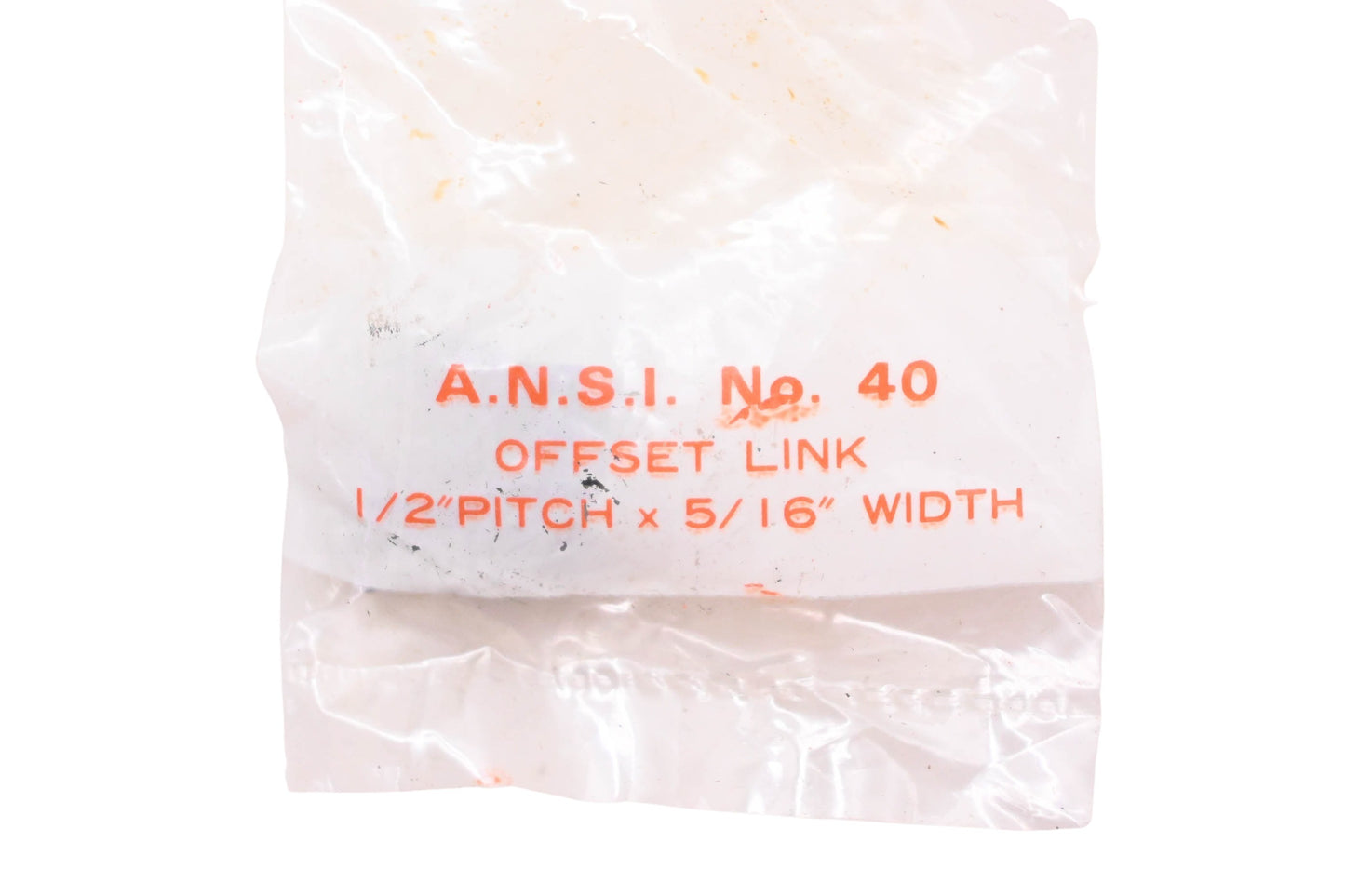 Aftermarket 40 ANSI Offset Chain Links Qty 2 NOS