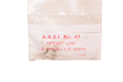 Aftermarket 41 ANSI Offset Chain Link NOS