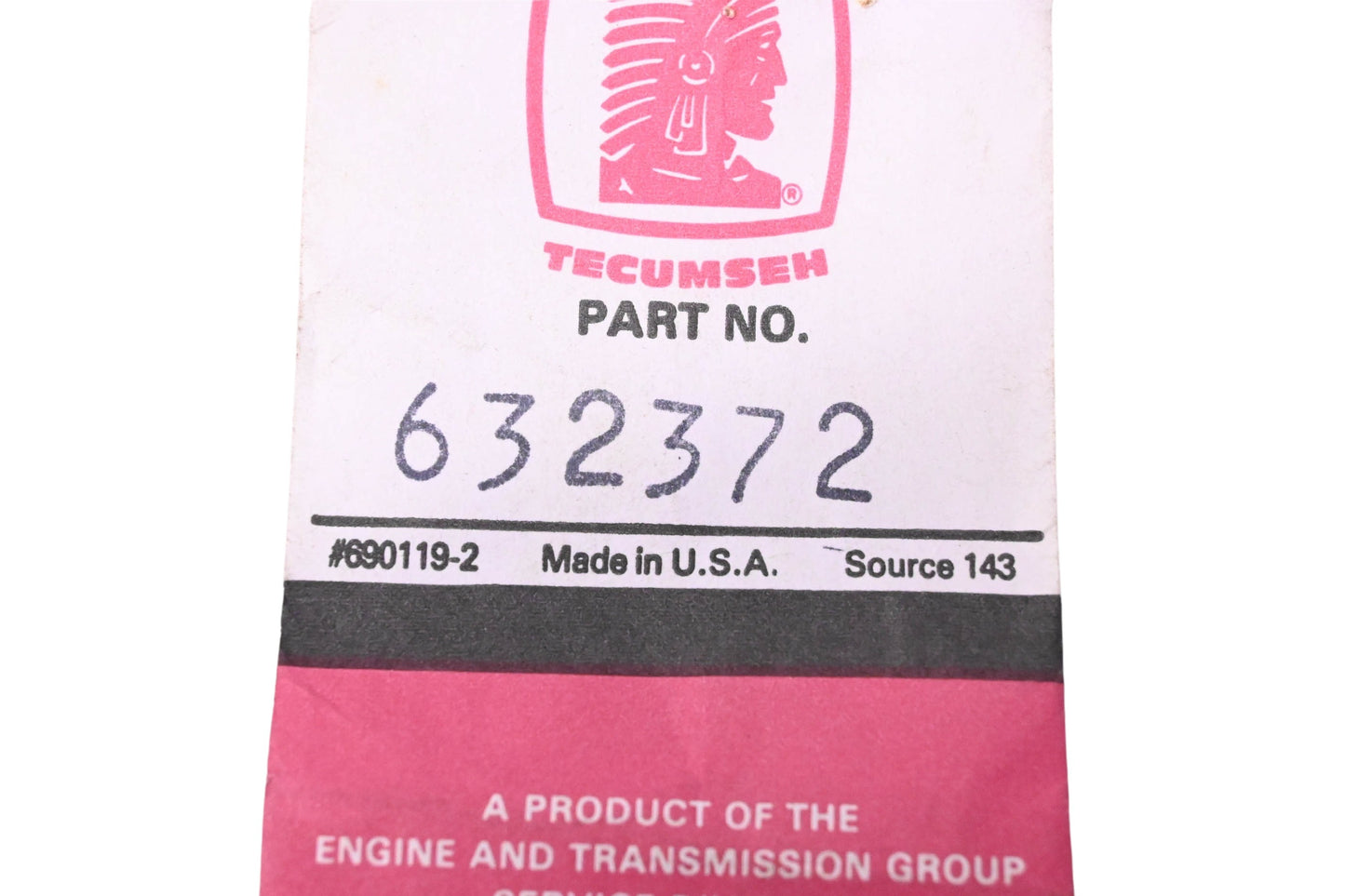 New OEM Tecumseh 632372 Shutter NOS