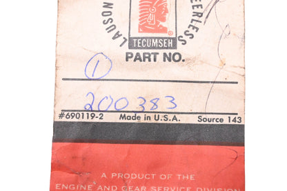 New OEM Tecumseh 200383 Spring NOS