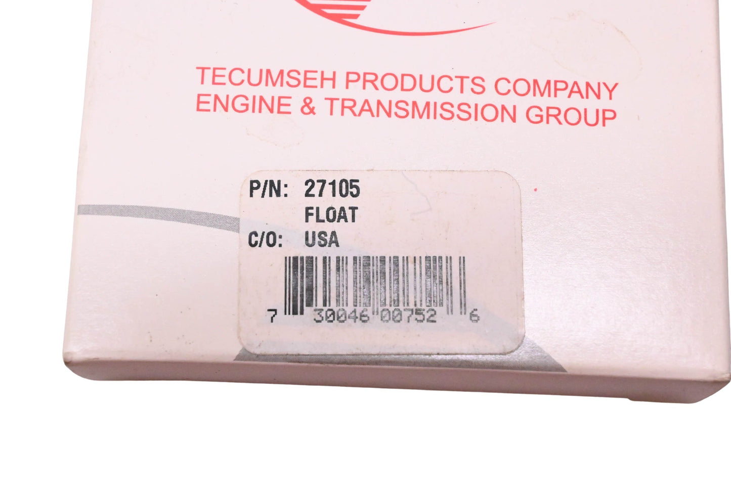 New OEM Tecumseh 27105 Float Bowl NOS
