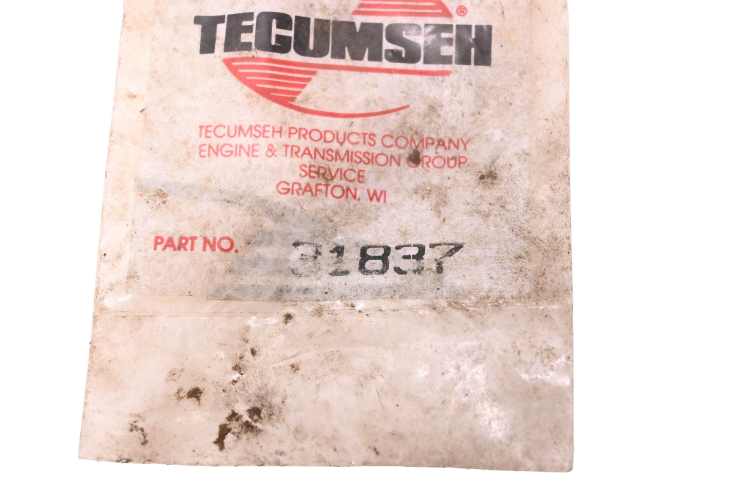 New OEM Tecumseh 31837 Choke Shutter NOS