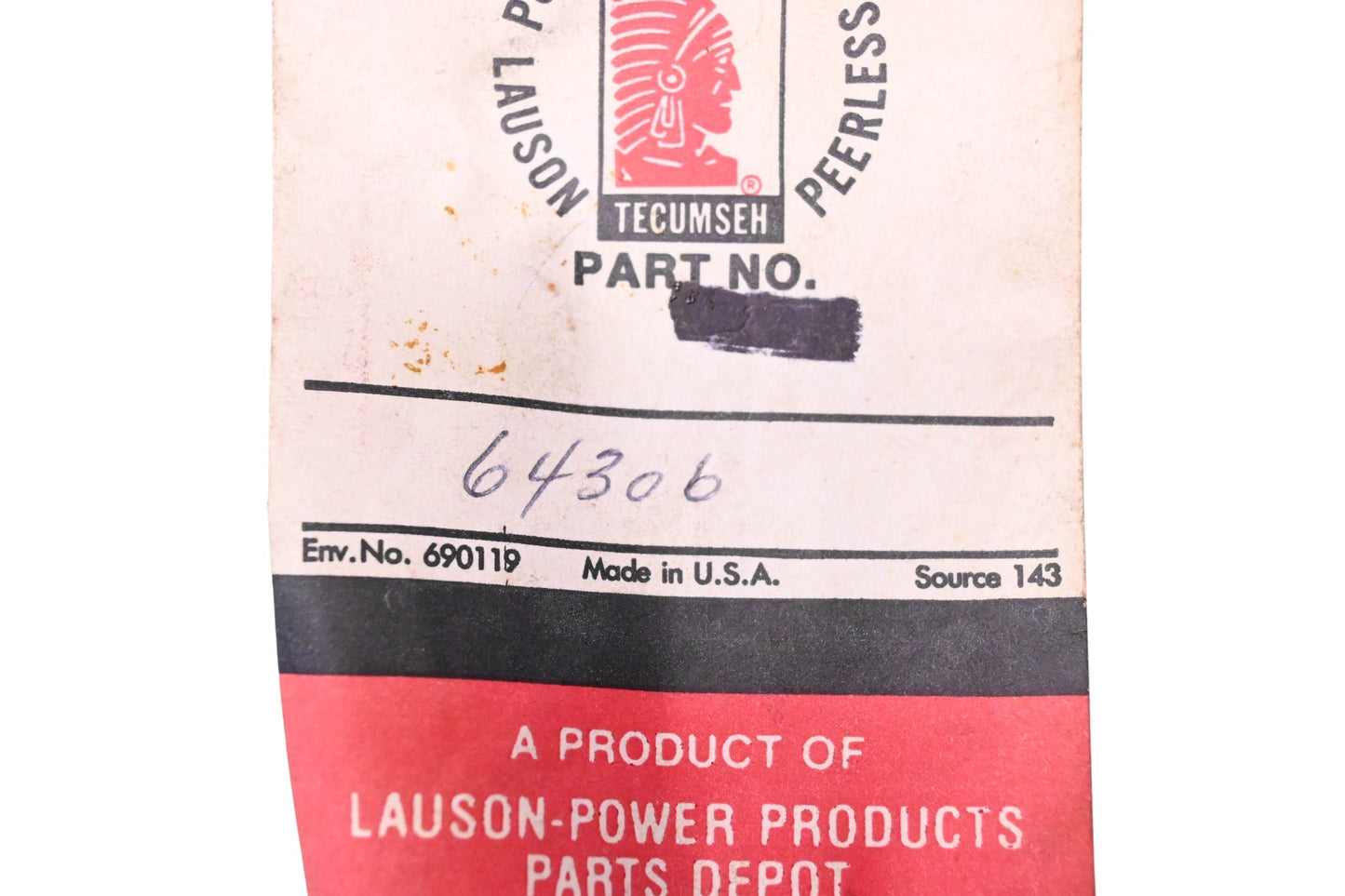 New OEM Tecumseh 64306 Piston Pin Retaining Ring NOS