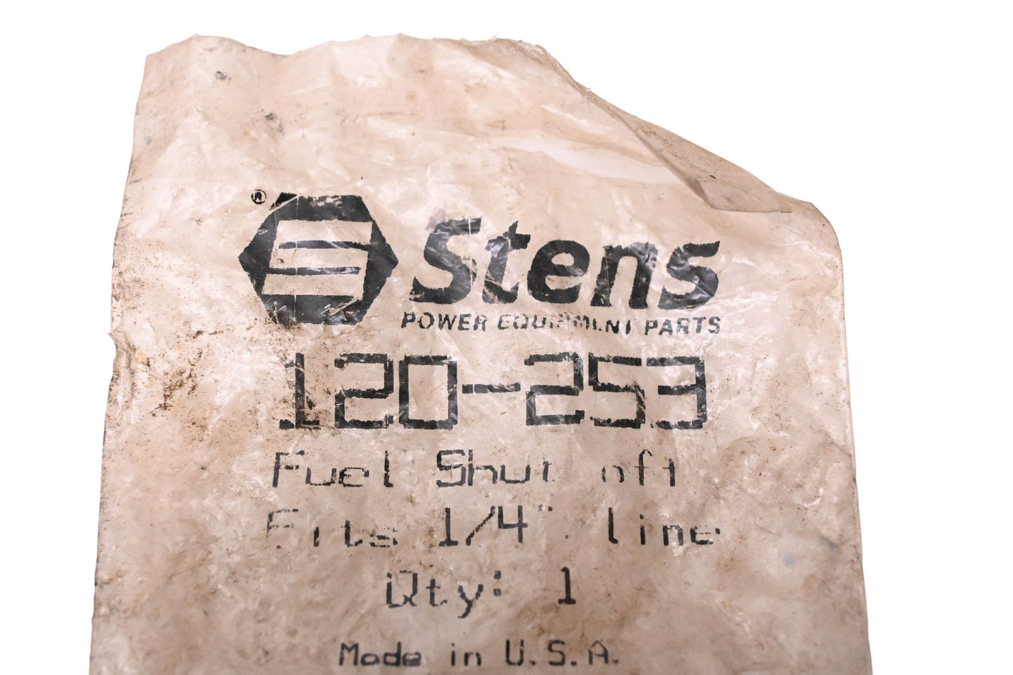 Stens 120-253 In-Line Fuel Shut-Off NOS
