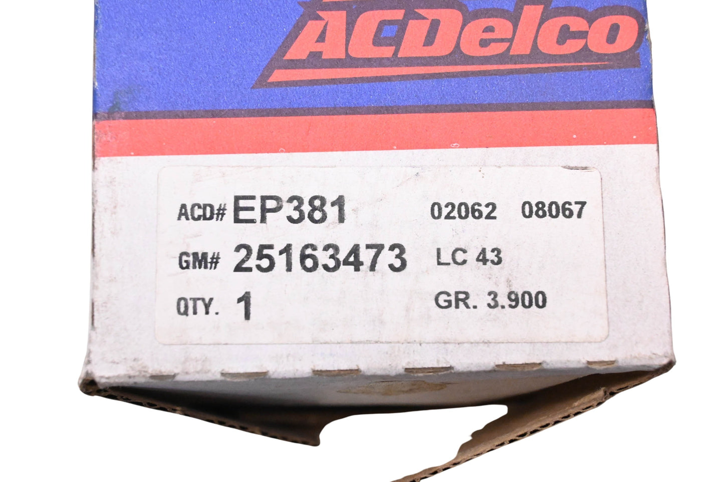 ACDelco EP381, 25163473 Fuel Pump Assembly Kit NOS