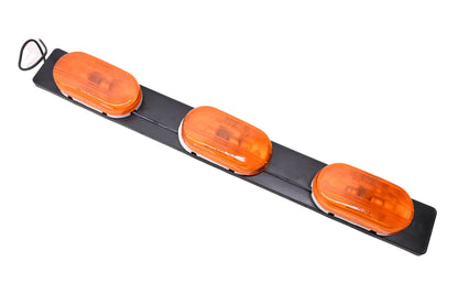 Grote 49073 18.5" Amber 3 Light Bar Assembly NOS