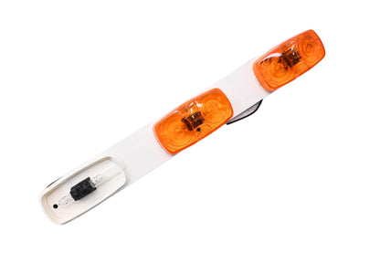 Truck-Lite 1216A Amber 3 Light Bar Assembly NOS