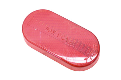 Signal Stat SAE PCA 81 Red Oval Signal Light Lens NOS