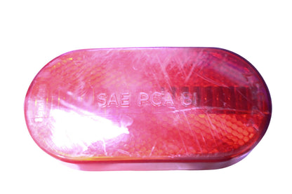 Signal Stat SAE PCA 81 Red Oval Signal Light Lens NOS