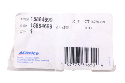ACDelco 15884699 Brake Hydraulic Hose Assembly NOS