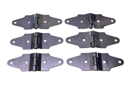Fleet Engineers 025-E10051 2" Flush Mount Center Hinges Qty 6 NOS