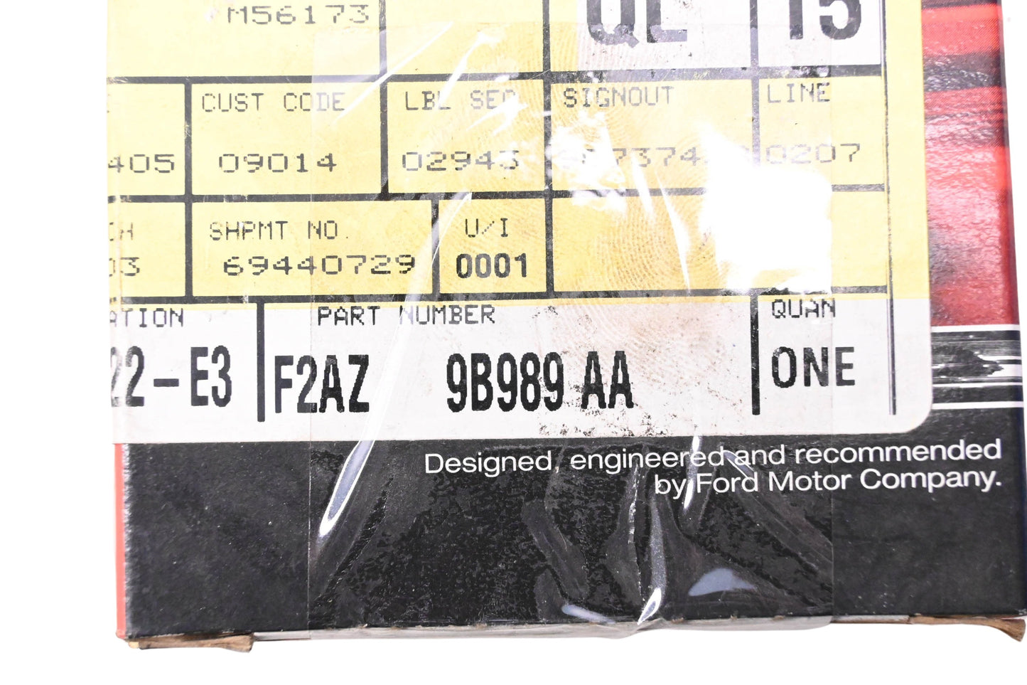 New OEM Motorcraft DY 973, F2AZ 9B989AA Throttle Position Sensor NOS
