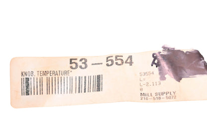 Mill Supply, Inc. 53-554 1.25" Temperature Knobs Qty 2 NOS