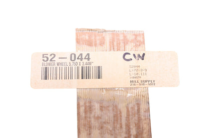 Mill Supply, Inc. 52-044 Steel Blower Wheel NOS