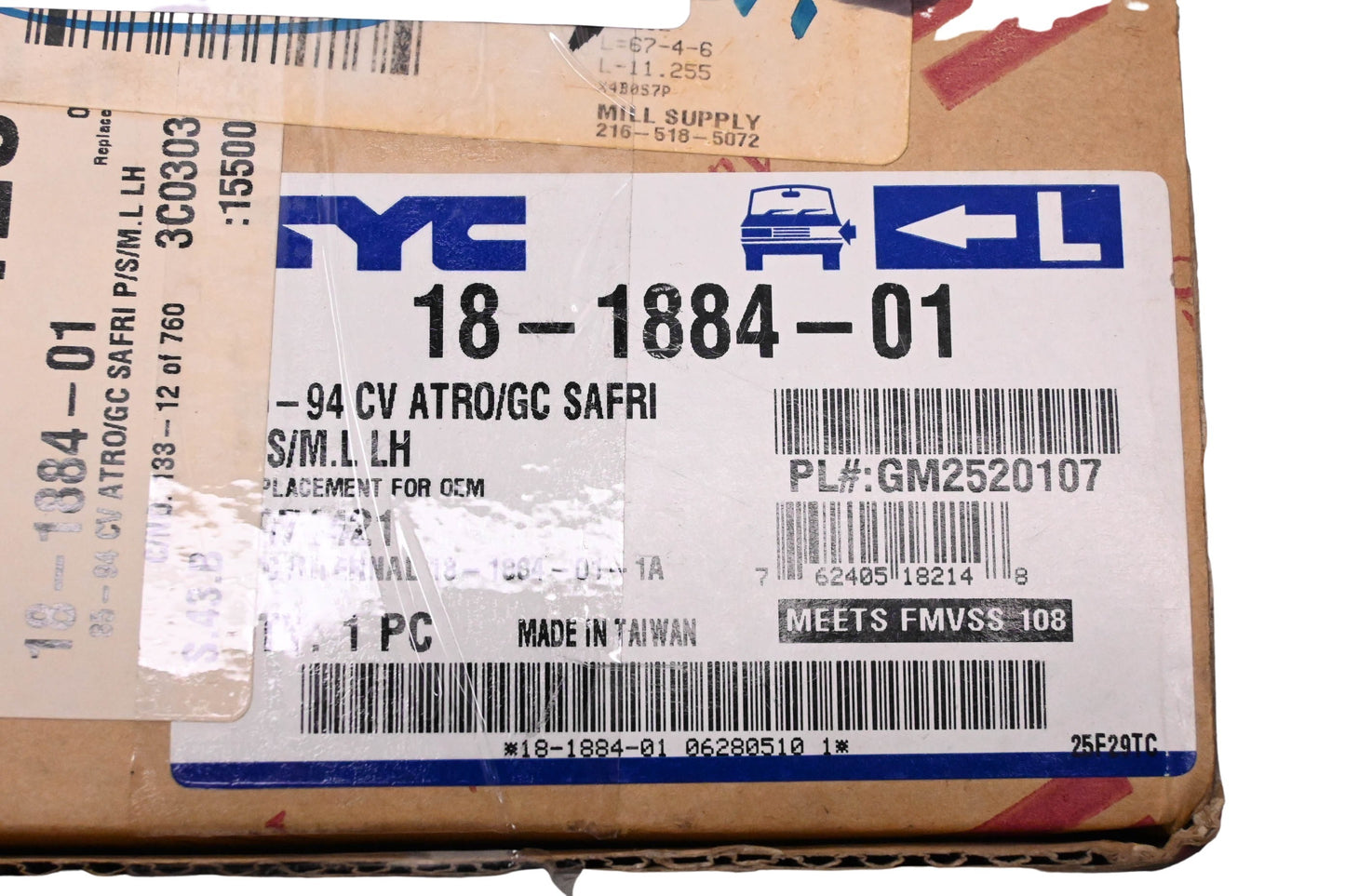 TYC 18-1884-01 Parking Light Assembly NOS