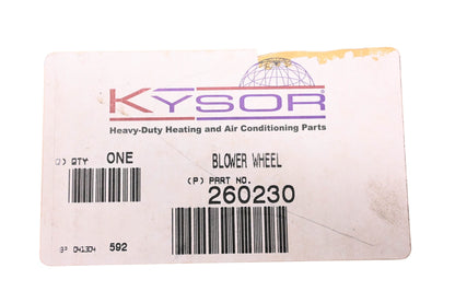 Kysor 260230 Blower Wheel NOS