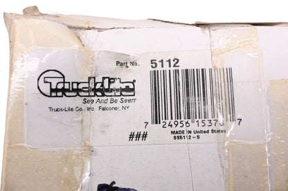 Truck-Lite 5112 Rectangular Red Tail Light Assembly NOS