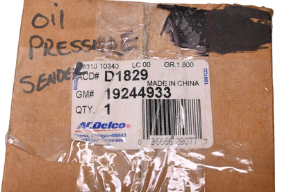 ACDelco D1829 Oil Pressure Sensor NOS