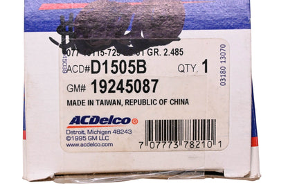 ACDelco D1505B Headlamp Switch Assembly NOS
