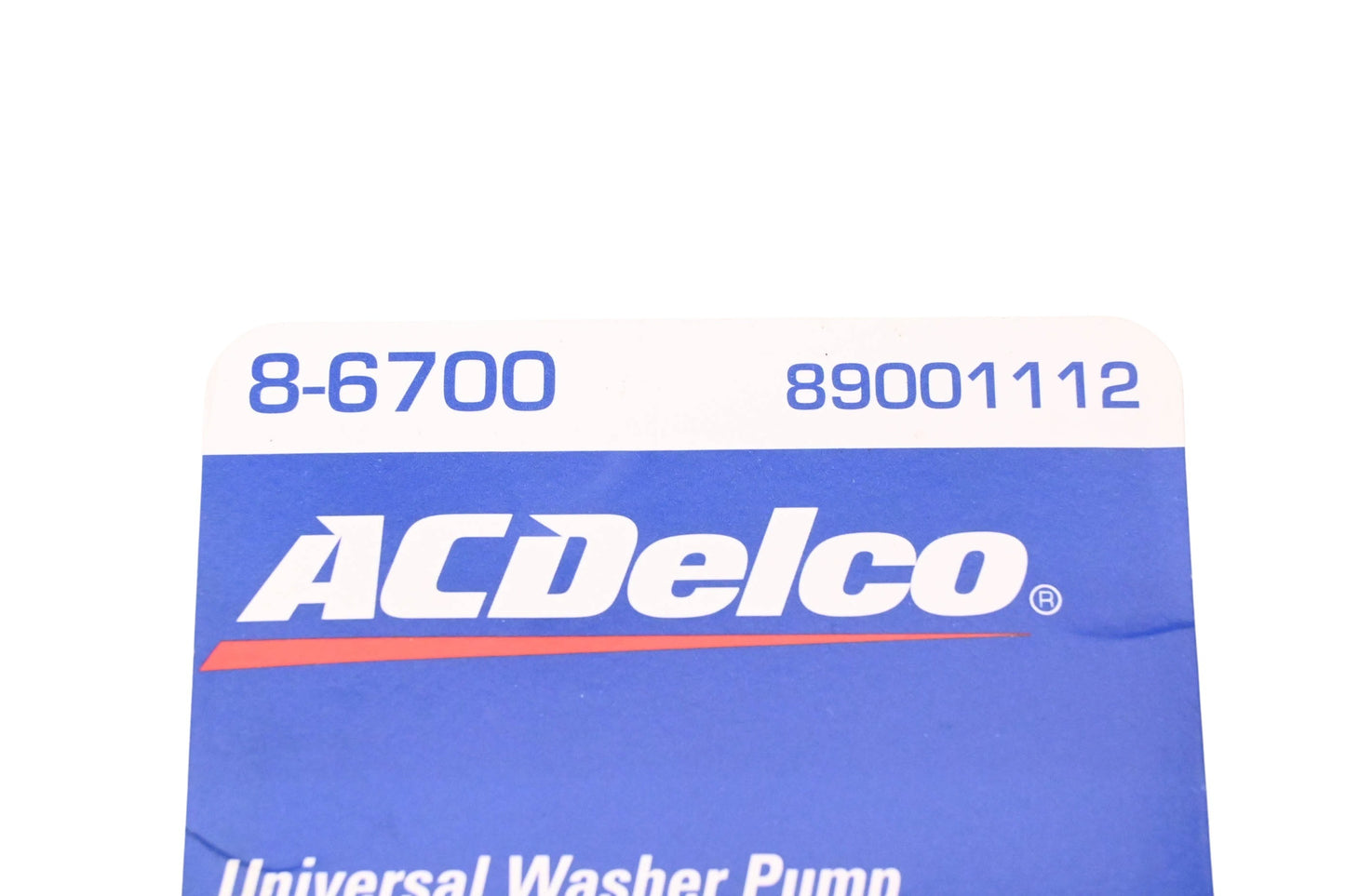 ACDelco 8-6700, 89001112 Windshield Washer Pump Kit NOS