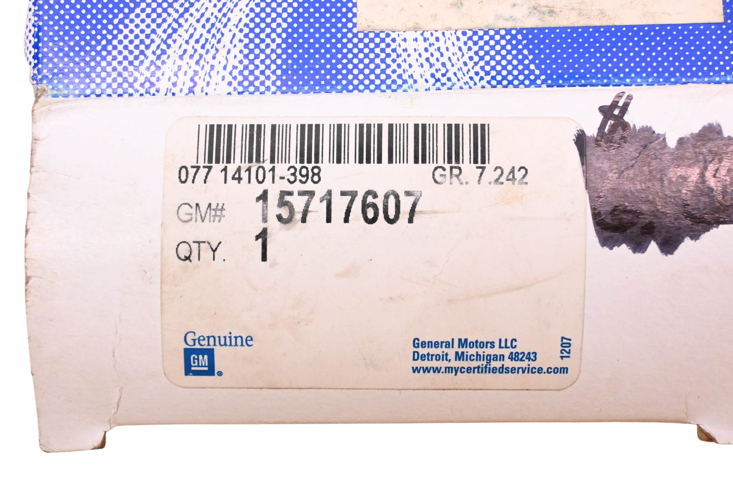General Motors 15717607 Front Stabilizer Shaft Insulator Clamp NOS
