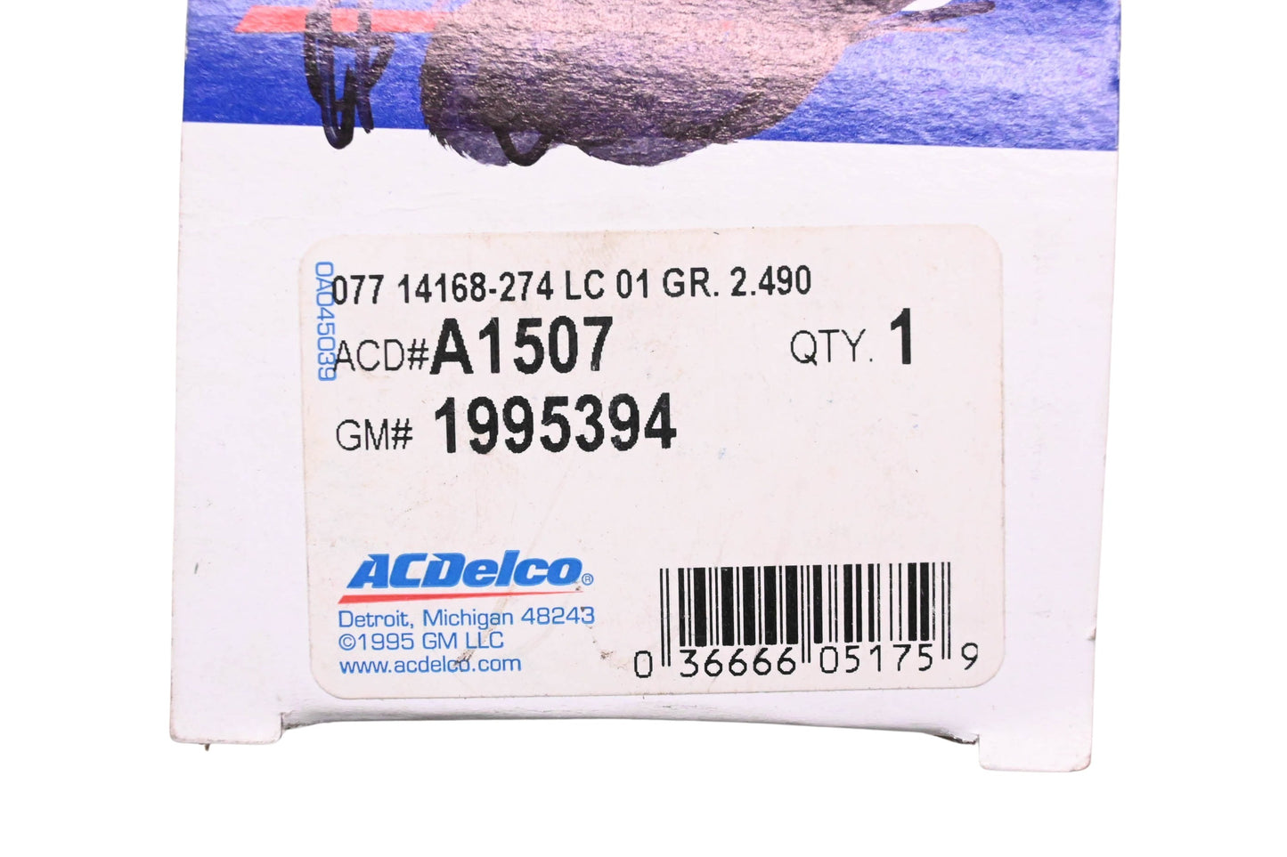 ACDelco A1507 Air Filter Assembly NOS