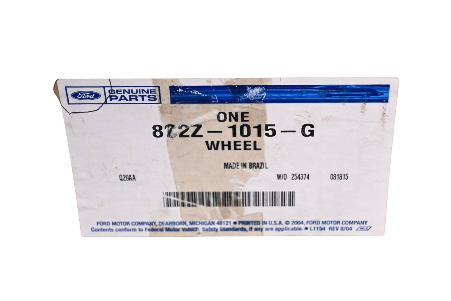 New OEM Ford 8C2Z-1015-G 16" White Steel Wheel Rim NOS