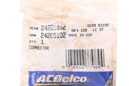 ACDelco 24205102 Push In Cooler Line Connector NOS