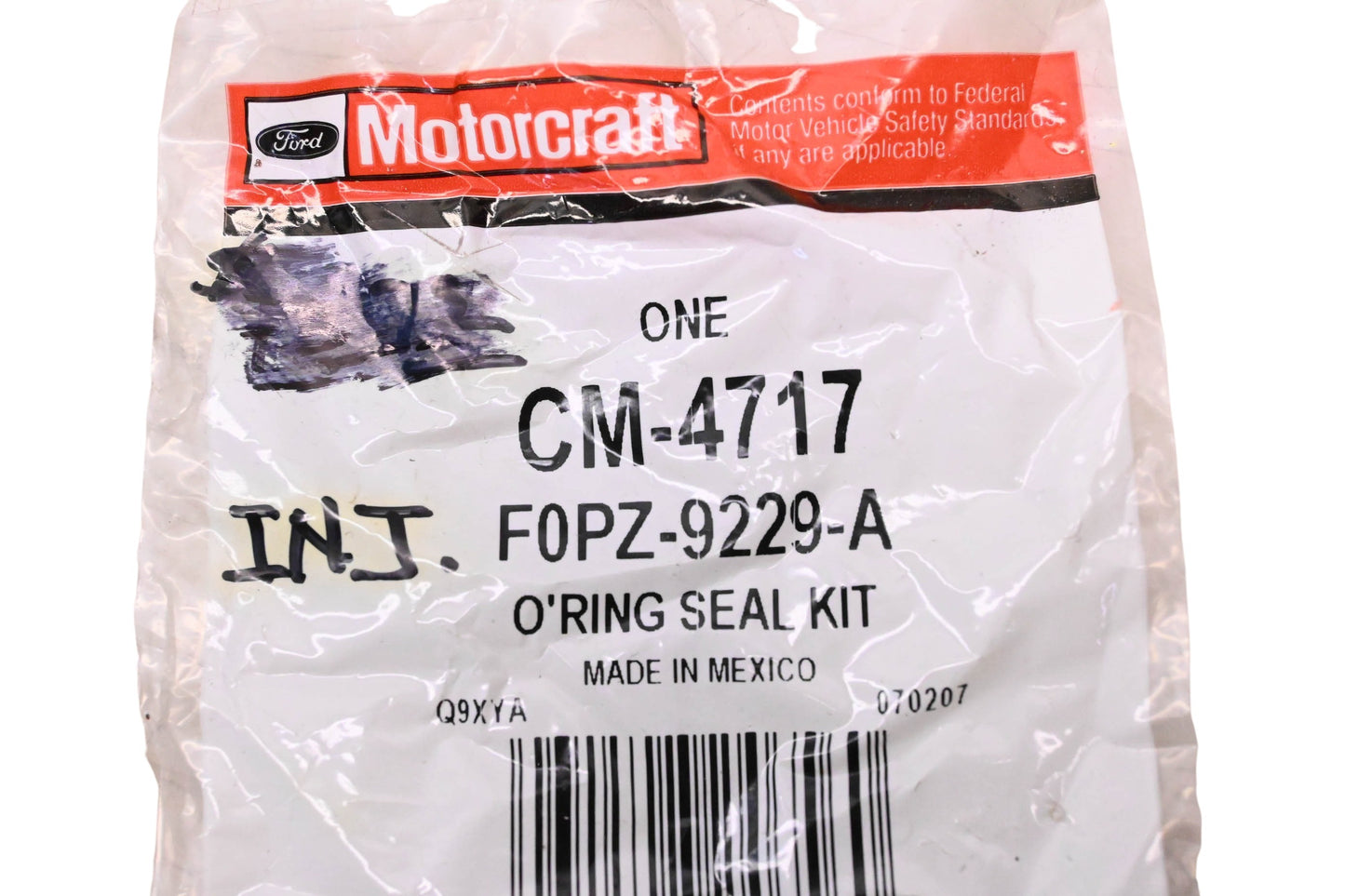 New OEM Motorcraft CM-4717, F0PZ-9229-A O-Ring Seal Kit NOS