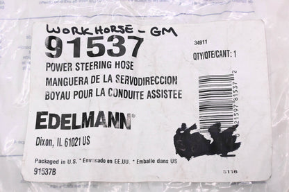 Edelmann 91537 Power Steering Pressure Hose Assembly NOS