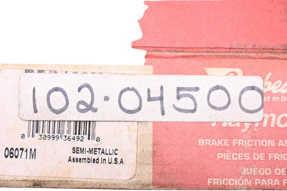 Centric Parts 102.04500 Semi-Metallic Brake Pad Kit NOS