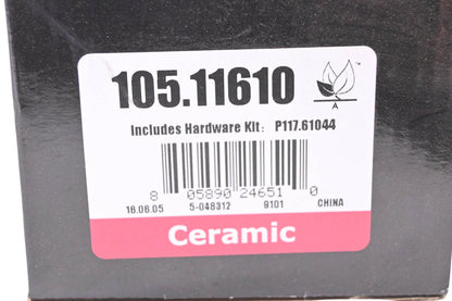 Centric Parts 105.11610 PosiQuiet Ceramic Brake Pad Kit NOS