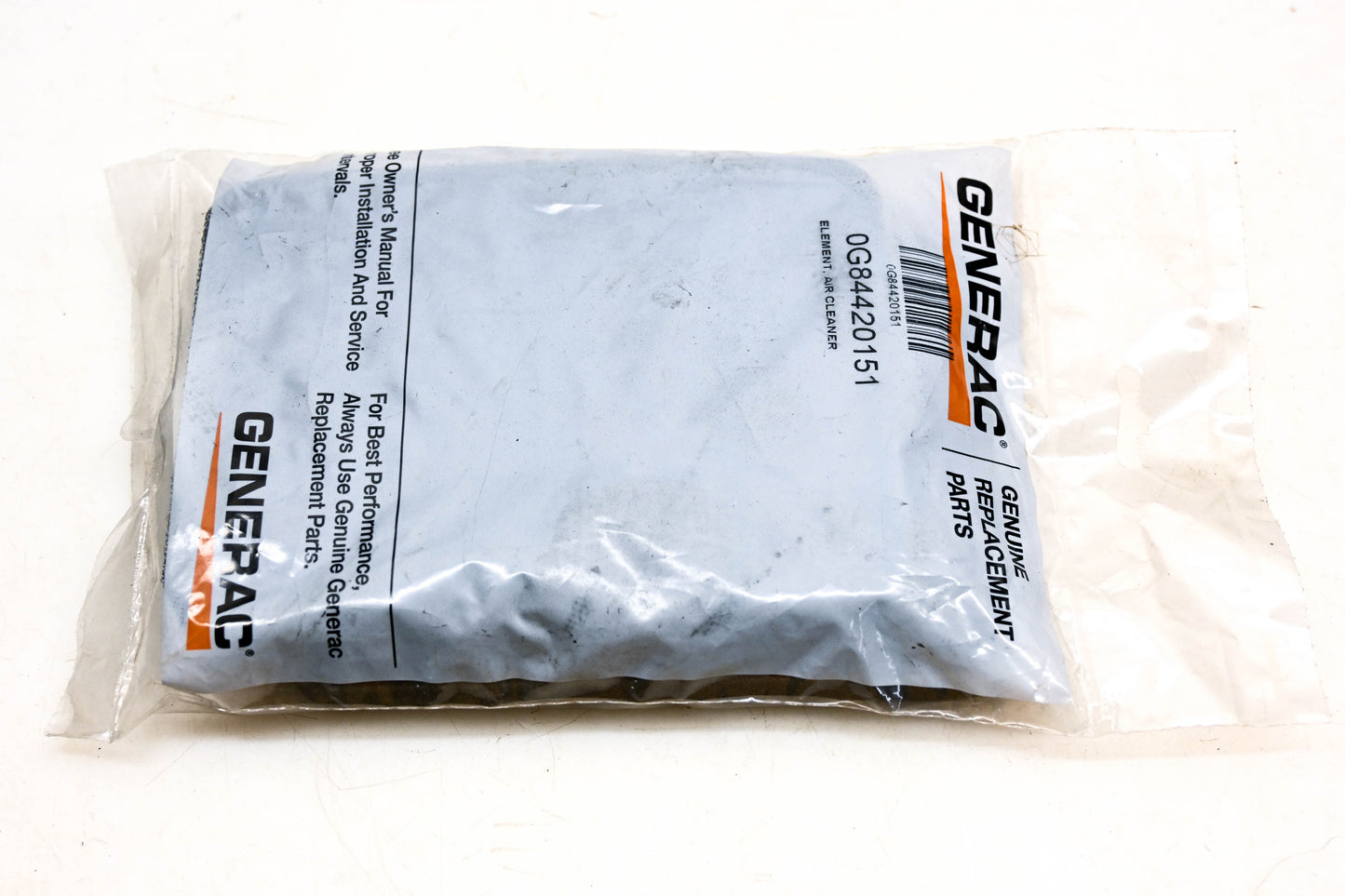Generac 0G84420151 Air Cleaner Filter Element NOS