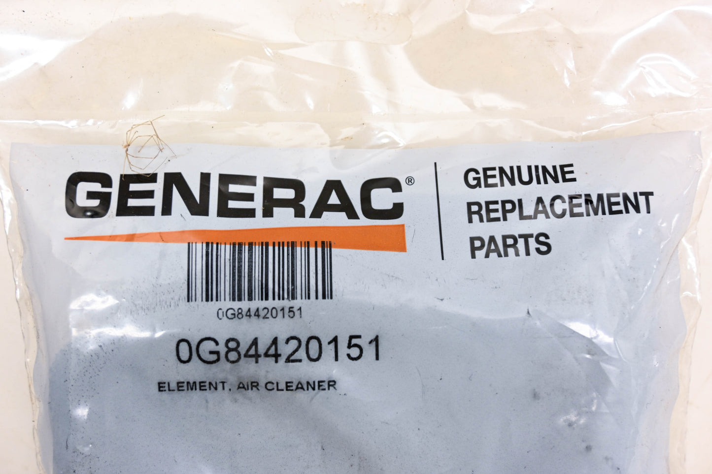 Generac 0G84420151 Air Cleaner Filter Element NOS