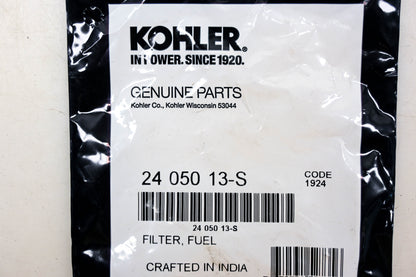 Kohler 2405013-S, 24 050 13-S In Line Fuel Filter NOS