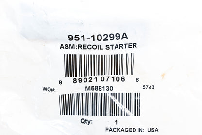 MTD 951-10299A Recoil Starter Assembly NOS