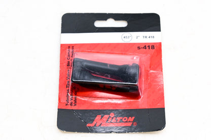 Milton S-418 Tubeless Tire Valves Qty 2 NOS
