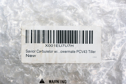 Powermate X001EU7U7H PCV43 Tiller Carburetor Kit NOS