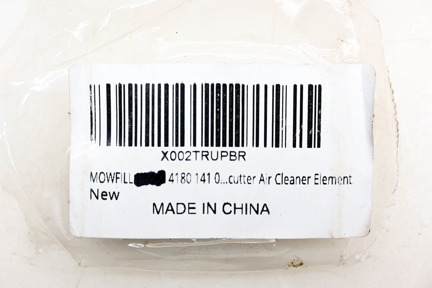 Mowfill 4180 141 0300 Air Filter NOS